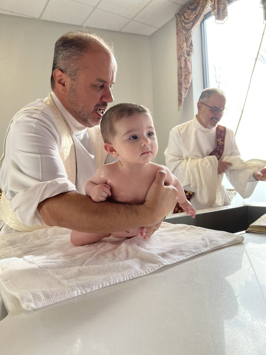 rrasho22's tweet photo. Inanna, today you were baptized in the name of the Father, Son, and Holy Spirit to symbolize life, death and resurrection. May we be made worthy to teach you the everlasting love of Christ throughout your life. Happy baptism day Bata d’baba! 💗 https://t.co/Wj8gjvjxql
