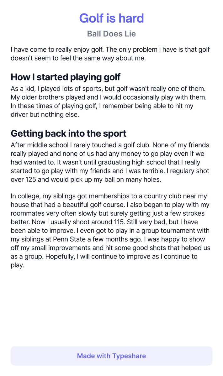 Ball_Does_Lie's tweet photo. Golf is hard. https://t.co/oxDiaSocRP