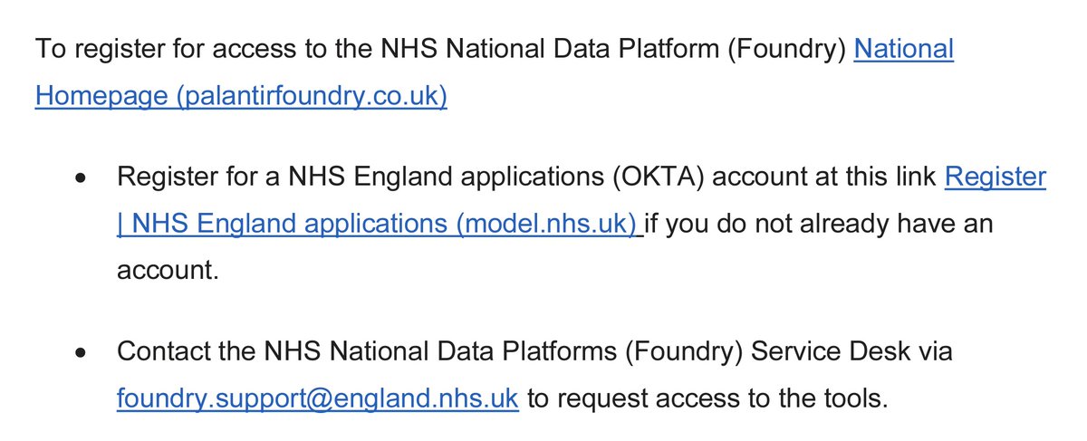 EinsteinsAttic's tweet image. It is indeed serious - and there are several grounds for challenge - but to be absolutely clear, @NHSEngland&apos;s #FederatedDataPlatform is not being established under #COPI.

What NHSE currently calls the &quot;NHS *National* Data Platform&quot;, i.e. @PalantirTech #Foundry 👇 was set up...