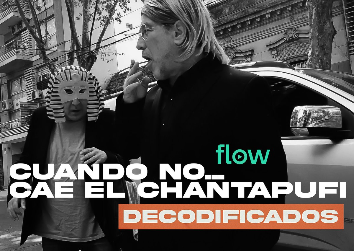 SinCodificarTV's tweet photo. Y vos qué esperás para ver #Decodificados la serie estreno de FLOW !!! @Flow_ar https://t.co/dFNyNVwAfk