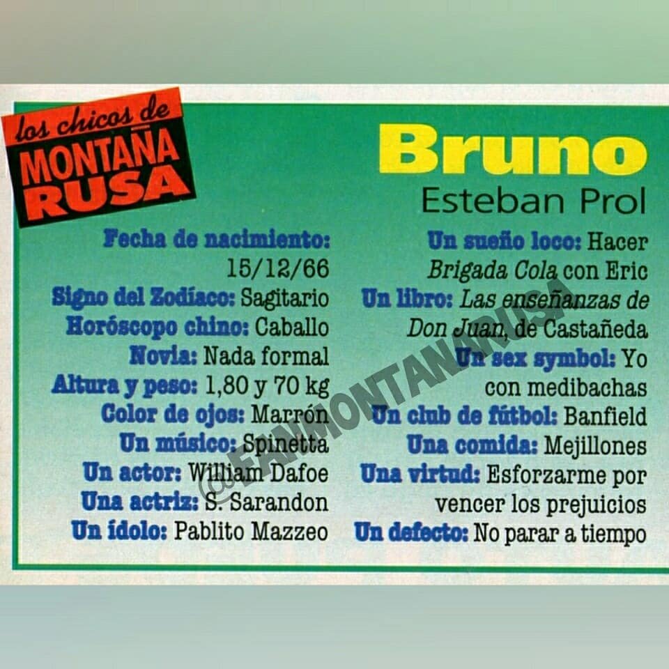 fanmontanarusa's tweet photo. Esteban Prol (foto 📷 revista las vacaciones de montaña rusa) 😍🎢💖

#montañarusa #rollercoaster #estebanprol #esteban #bruno #brunito #actor #actors #recuerdo #foto #photography #photo #remember #retro #fotoretro #90s #noventas #canalvolver #eltrecetv #argentina #argentine https://t.co/aHT2POp3IX