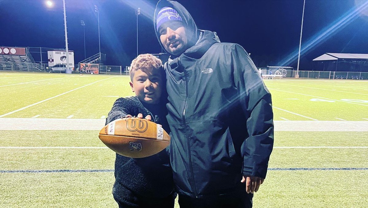 22 Falcon Fall Season has come to an end. Started season with over 40 kids … made it to 2nd round of playoff in Odessa with only 18. Although we lost boys played their hearts out and left it all on the field . Good job Abran playing up this year, you made us proud! 💜