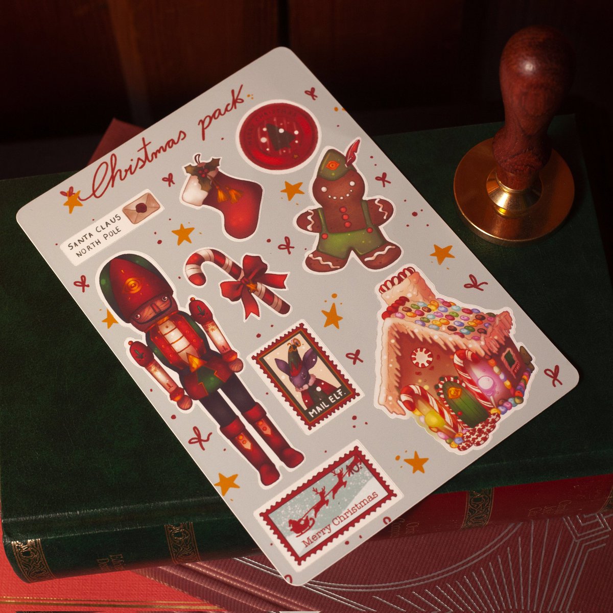 CalderitodeAyu's tweet photo. New Christmas set in my etsystore!!!! 🎄

#christmas #sticker #etsysticker #etsyshop #Gingerbread #Nutcracker #christmastime #christmastree #candycane #SantaClaus #elf #stickerset https://t.co/8gzt8iMwEI