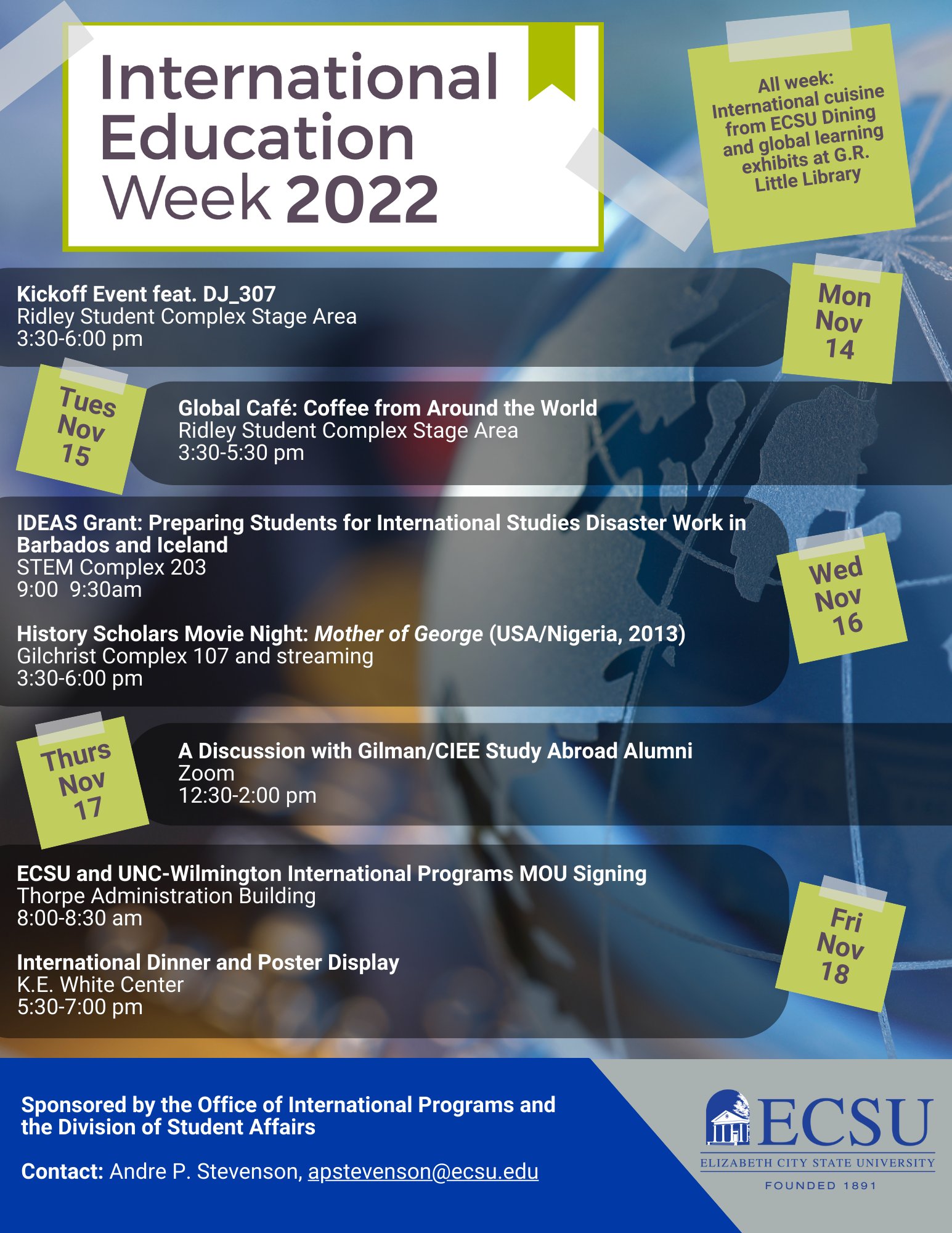 Elizabeth City State U. International Programs(IP) on Twitter: