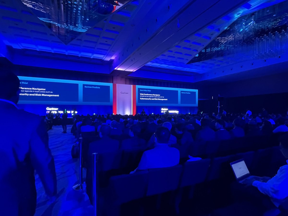 3 years since I last attended one! Loving the change of venue too. Excited to be at #GartnerSYM kochi!!