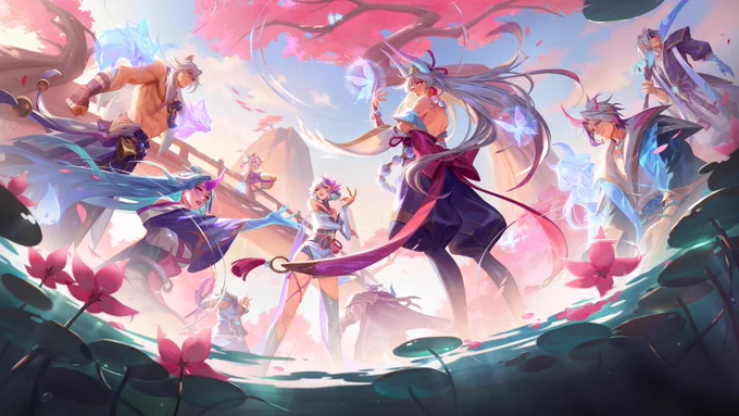 Weibo Spirit Blossom 2022 Key Art by Lion Song  