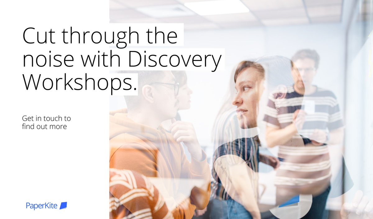 A PaperKite Inception Workshop saves you precious time and money by rapidly illuminating your idea’s potential and identifying how to proceed.

Think we can help?
paperkite.co.nz/contact/

#paperkite #betterdigitalexperiences #tech #digital #ux #designsprints #workshops #discovery