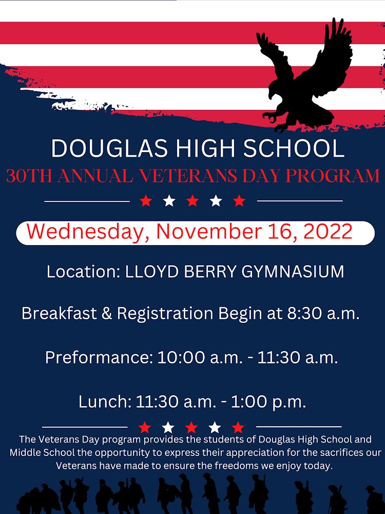 Wednesday!!! Nov. 16th!!! ⁦<a href="/DHS_info/">Douglashighschool</a>⁩ ⁦<a href="/marshall_school/">Marshall CO. Schools</a>⁩