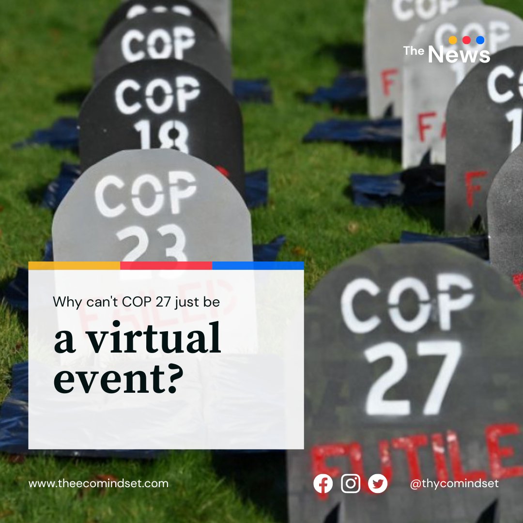 Despite decades of climate talks, countries have failed to reduce global emissions, and their pledges to do so in the future are insufficient to keep the climate from warming to a level scientists say will be catastrophic.

Learn more: 5f29ab757f8b3.site123.me/what-s-new/why…

#COP27