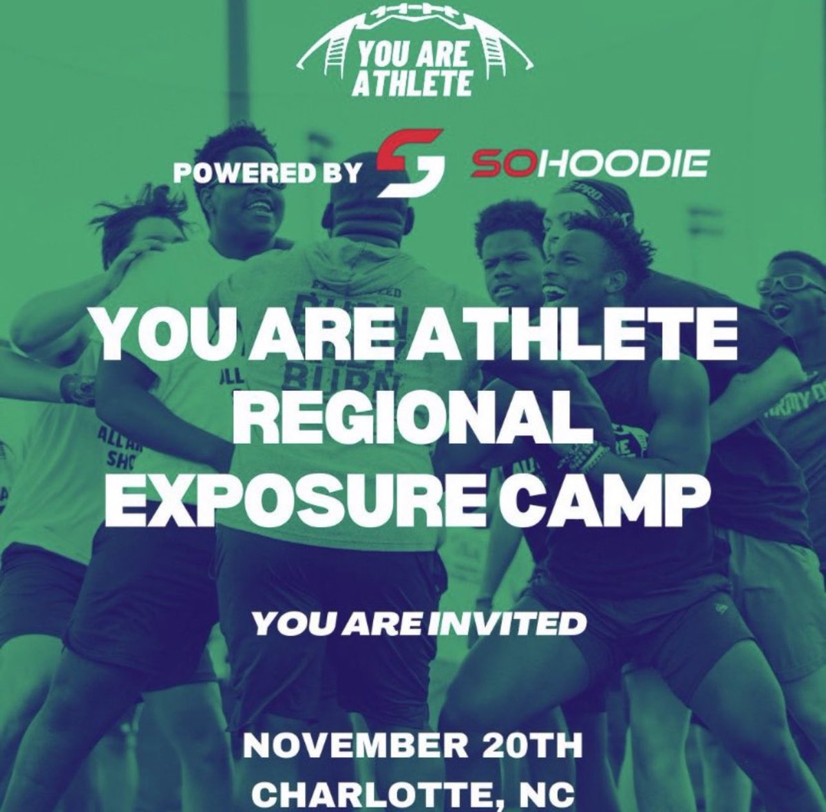 DevariousR's tweet image. Blessed to receive a invite to the exposure camp 🙏🏾 @youareathlete @CoachAirCoryell