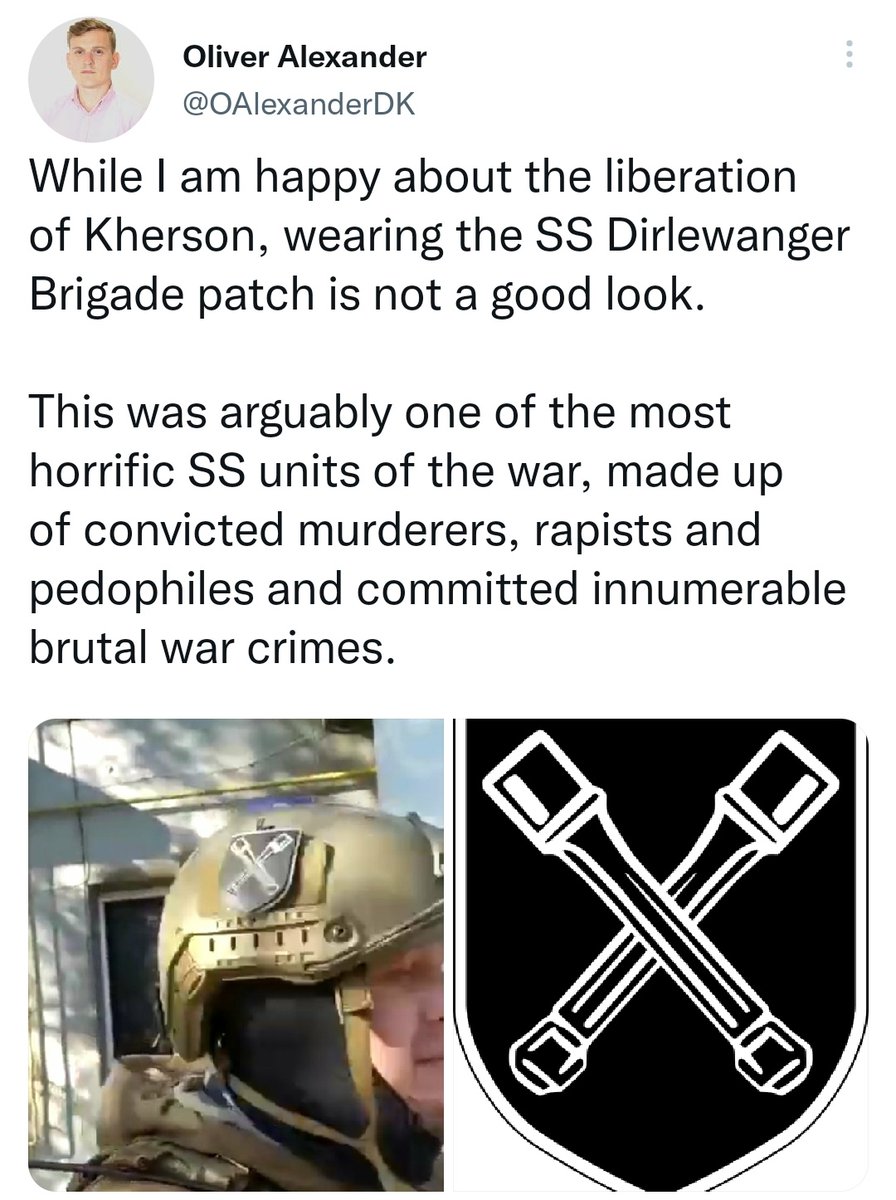 BDSixsmith's tweet photo. There's something funny about the way these kind of tweets are phrased. Wearing a patch that commemorates a mass murdering paedophile? Not a good look. Read the room. Oof. https://t.co/zJPkUt28Ec