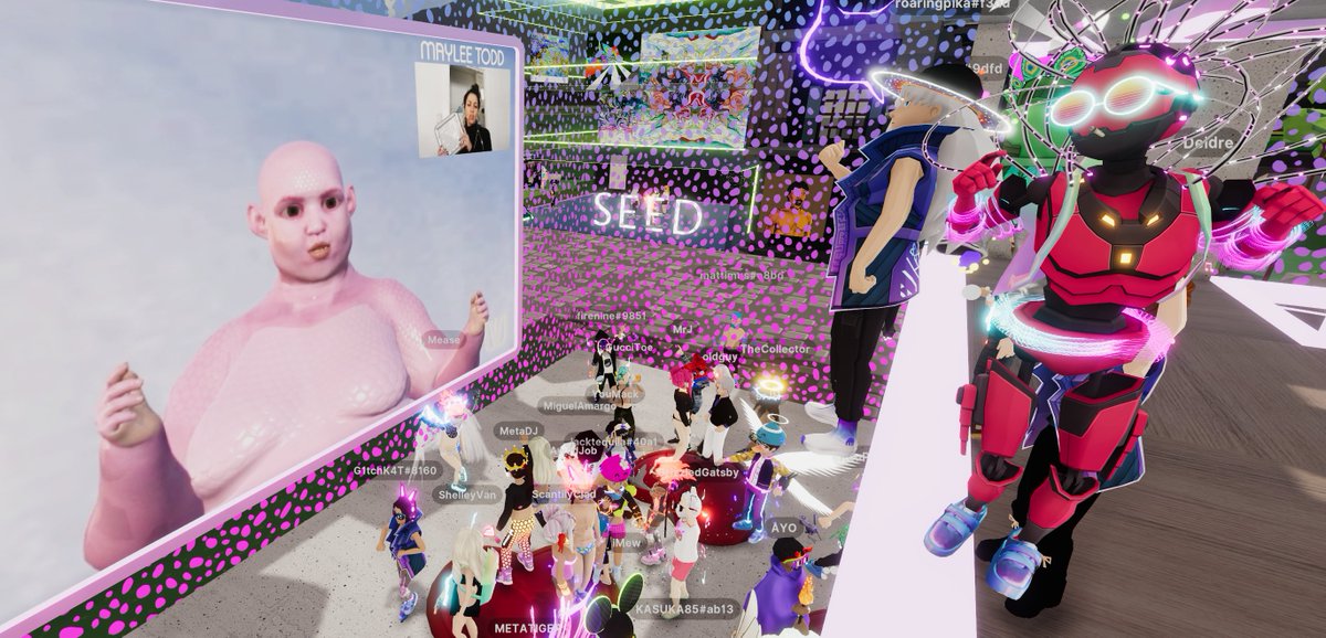 🔥Nikki Fuego🔥 (@nikkifuego92) on Twitter photo Gorrll the Dollhouse is poppin' right now! Come over and chill with the <a href="/DCLBabyDolls/">Babydolls</a> -100,-100♥️
<a href="/MayleeTodd/">maylee todd X MALOO</a> straight up blowing my mind! 😍
#Decentraland <a href="/decentraland/">Decentraland</a> <a href="/tangpoko/">Tangpoko</a> #DCLMVMF22 Gorrll the Dollhouse is poppin' right now! Come over and chill with the <a href="/DCLBabyDolls/">Babydolls</a> -100,-100♥️
<a href="/MayleeTodd/">maylee todd X MALOO</a> straight up blowing my mind! 😍
#Decentraland <a href="/decentraland/">Decentraland</a> <a href="/tangpoko/">Tangpoko</a> #DCLMVMF22
