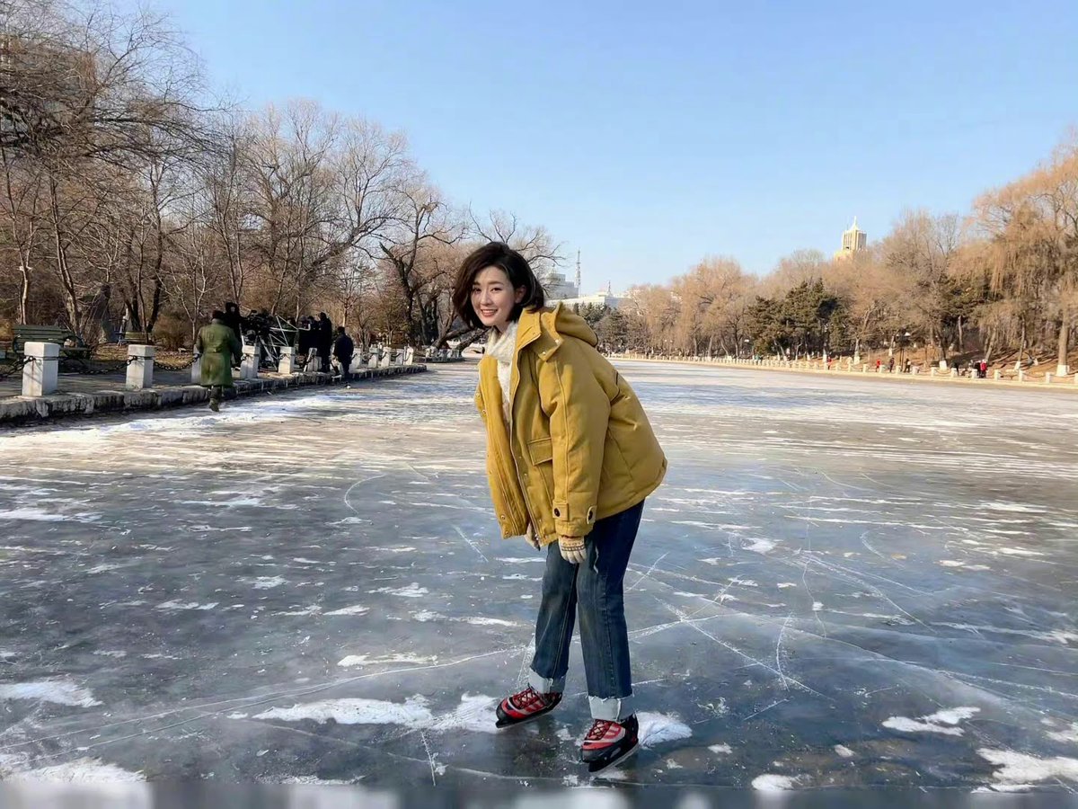 cdrama tweets on Twitter "QiaoXin shares new live photos ice skating