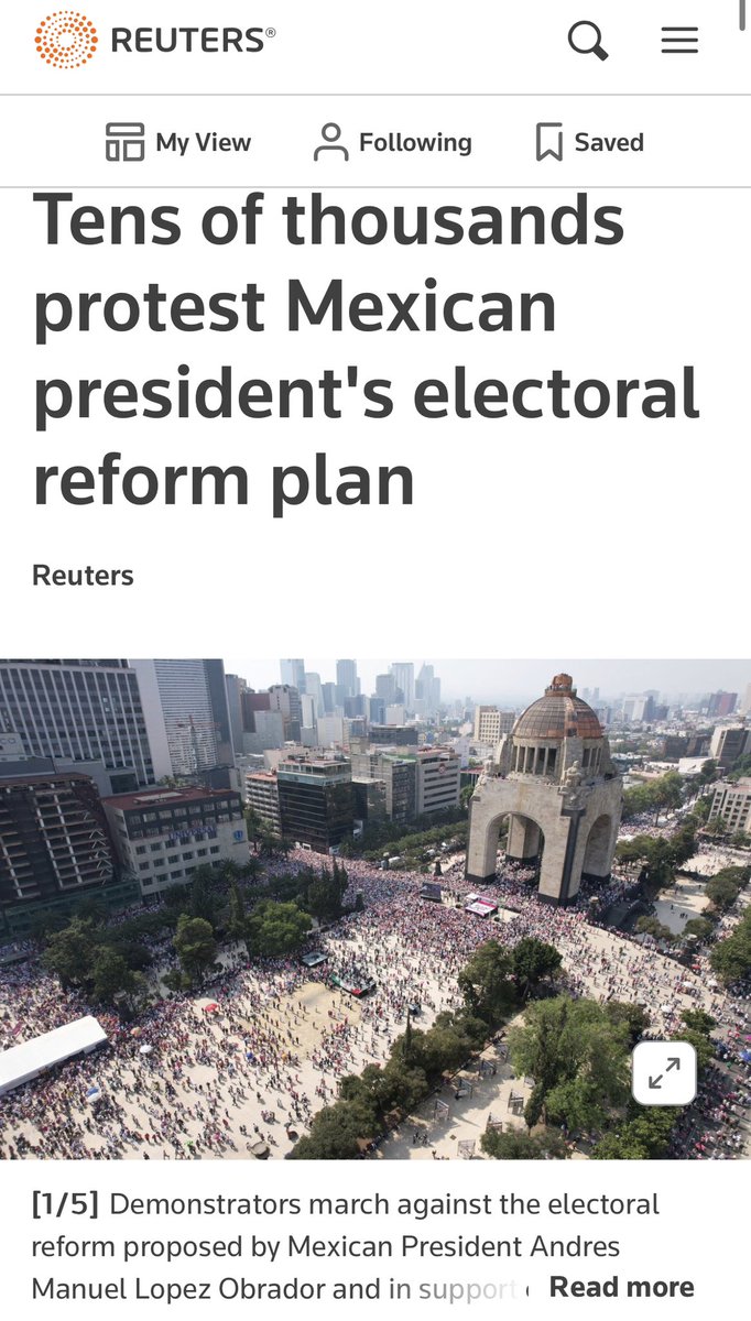 No se puede tapar el sol con un dedo. 

Las marchas de hoy en México ya son noticia internacional.