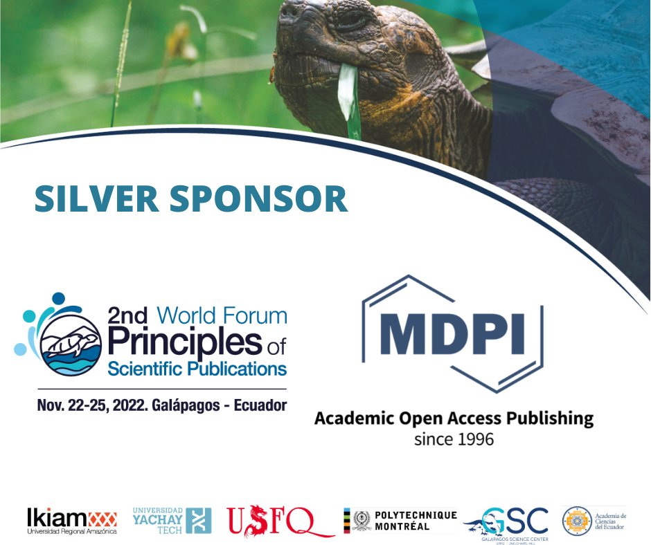 #BuenasNoticias

ESP: Entramos en cuenta regresiva y nos complace anunciar que la editorial <a href="/MDPIOpenAccess/">MDPI</a> es SILVER SPONSOR de nuestro evento!

ENG: We are counting down and we are pleased to announce that <a href="/MDPIOpenAccess/">MDPI</a> is the SILVER SPONSOR of our event!
