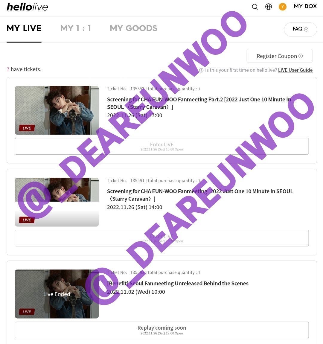 _deareunwoo's tweet photo. Can finally watch Eunwoo's content soon!! 😍
Thank you @hellolivetv for this.
Cant wait to hear eunwoo singing live again, especially <dont cry my love> stage! Love that song sooooo much! And omg cant wait to see (admire?😂) Mr Cha's drawings!
#hellolive_EVENT #hello_CHAEUNWOO https://t.co/s4cLq6BLS4