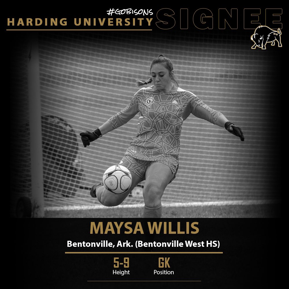 Join us in welcoming Maysa Willis to the Harding Soccer Family!