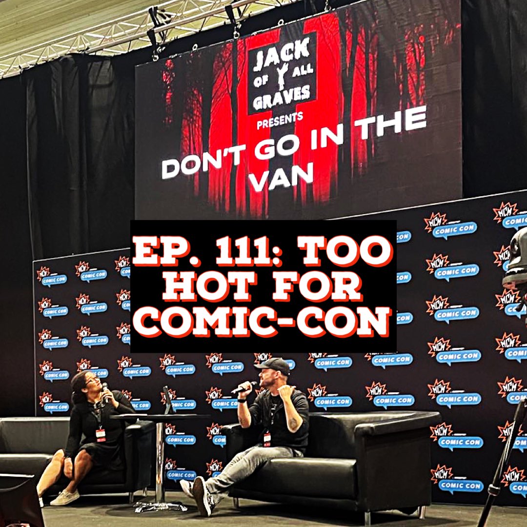 We had our first Comic-Con panel experience… and our first experience getting the boot for being too spicy! We talk about our grand day out in Birmingham before delving into the question of whether horror is good for children.
linktr.ee/jackofallgraves