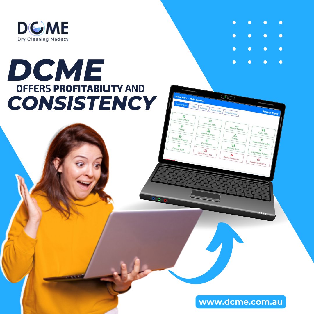 dcmesoftware's tweet image. As your dry cleaning business grows, you have to ensure that your software grows as well. DCME is consistently developing new strategies in software development for our clients to increase profitably &amp;amp; consistency in our industry.

#drycleaning #drycleaners #pointofsale #laundry