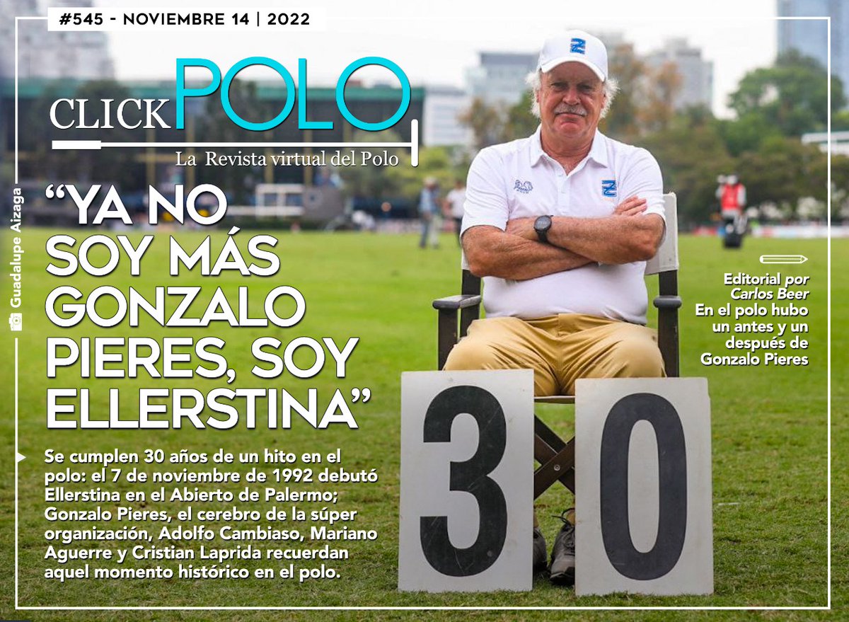 AMIGOS!
Ya pueden leer la CLICKPOLO 545!
Tapa: Gonzalo Pieres y los 30 años de <a href="/ellerstina/">Ellerstina Polo Team</a>  !
Ademas notas a <a href="/ACambiasoOK/">Adolfito cambiaso</a> , Mariano Aguerre, Cristian Laprida, Palermo y todo el polo local.
Click en clickpolo.com.ar

RT!!

<a href="/asocdepolo/">Asoc. Arg. de Polo</a> <a href="/EllerstinaPoloT/">Ellerstina Polo Team</a> <a href="/facundopieres/">facundo pieres</a>