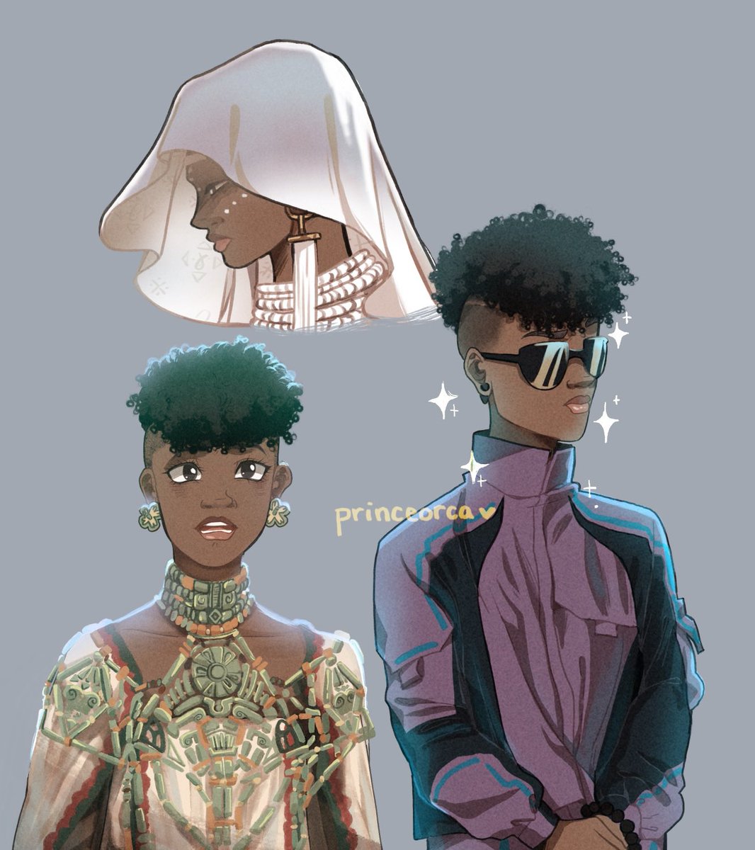 「princess attire#WakandaForever #shuri 」|zaky ♔のイラスト