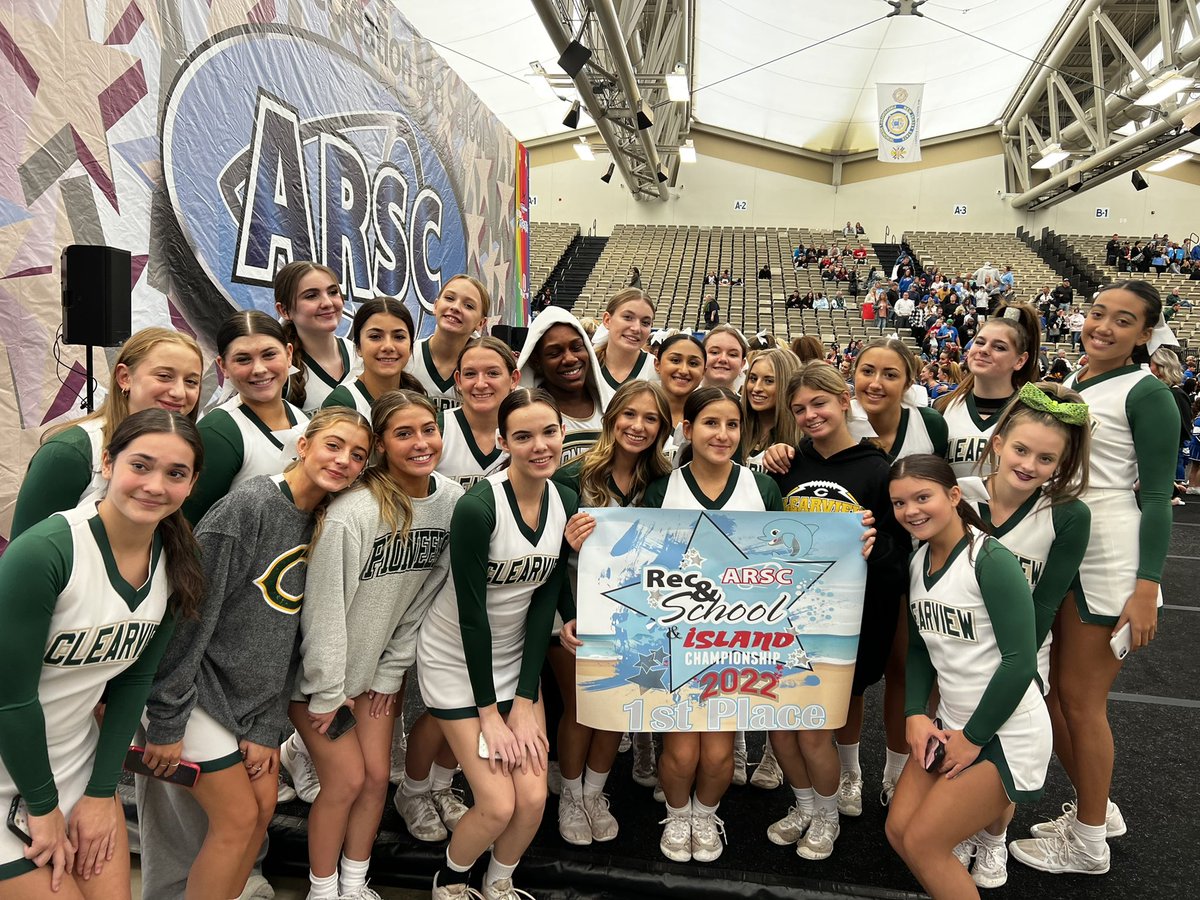 viewathletics's tweet photo. Congratulations to our JV Cheer Team as they took 1st place @ the ARSC Rec &amp; School Island Championship @ the Wildwood Convention Center today! Great job Everyone!! GO VIEW!!! https://t.co/5Urv3DllRE