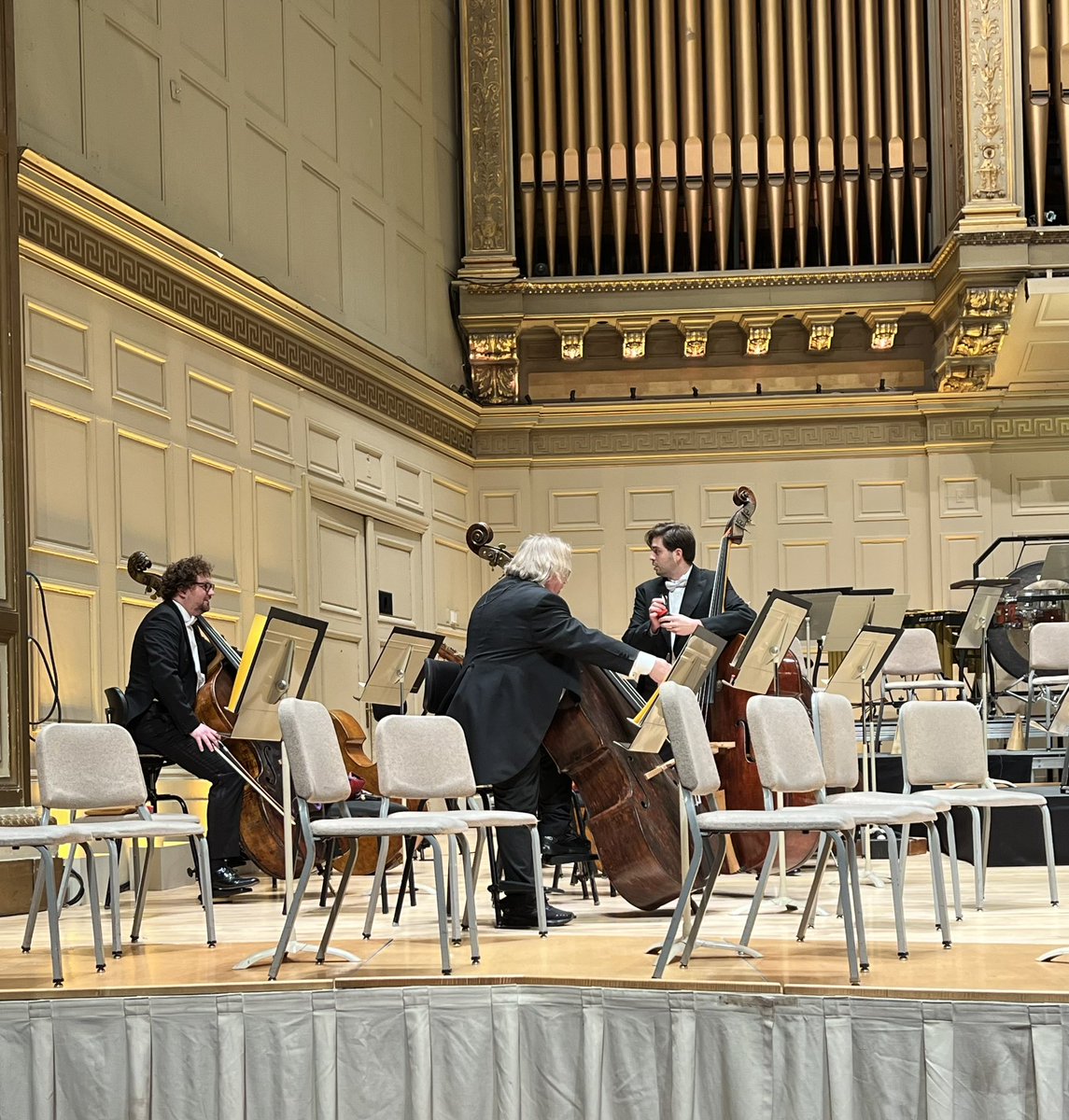 Getting ready to hear Berliner Philharmoniker play Erich Korngold’s Symphony on F-sharp Major.   Better than football!