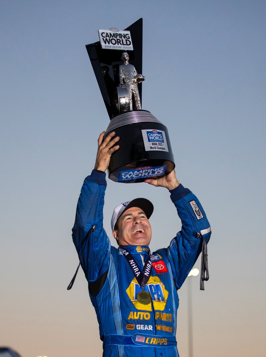 Call him Champ! @RonCapps28! #NHRA #TeamToyota