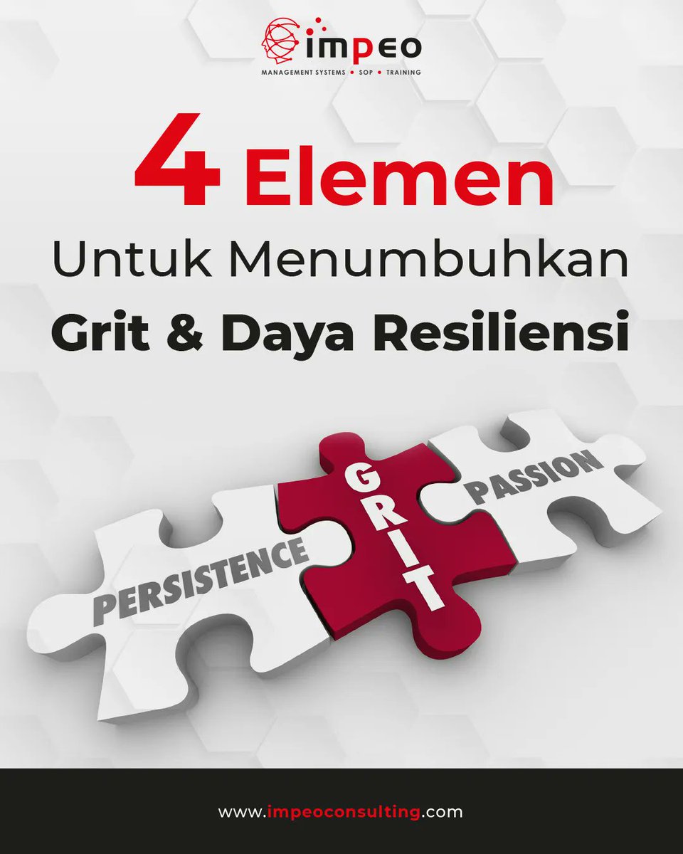 RickyBoenardy's tweet photo. Semangat Pagi

Di buku "Grit" karya Angela Duckworth, mengulas tentang pentingnya Grit dalam proses perjuangan mewujudkan life goals. Berdasarkan risetnya, ia menemukan ada 4 elemen untuk menumbuhkan Grit dan Daya Resiliensi. https://t.co/YXfo3FJXHi
