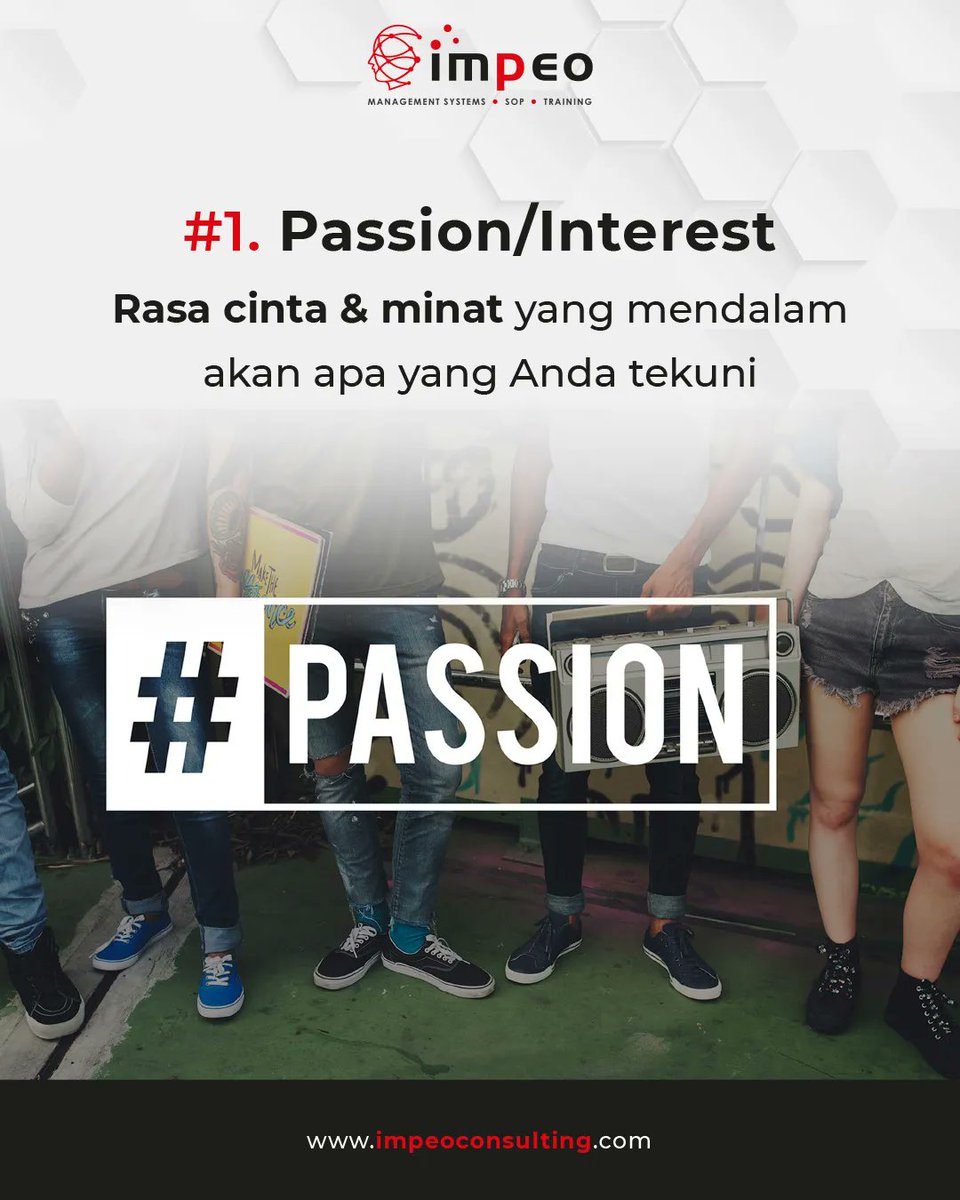 RickyBoenardy's tweet photo. 4 Elemen tersebut, yaitu:
1. Passion/Interest - rasa cinta dan minat yang mendalam akan apa yang Anda tekuni.
2. Practice - mempraktekkan skills yang ingin Anda tingkatkan dengan target yang terukur dan jelas. https://t.co/uUvQQrNlvg