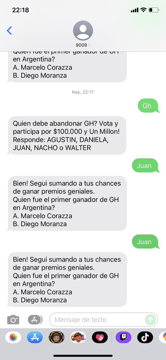 Manupper's tweet image. Hoy chau Juan mas Que nunca 🙏🙏🙏🙏 Juan al 9009 #GranHermano #GH2022