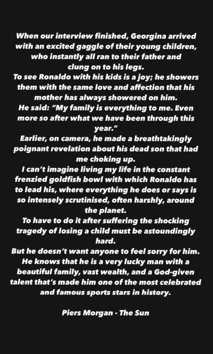 Cristiano Ronaldo Brasil on Twitter "Piers (tradução ao lado)"