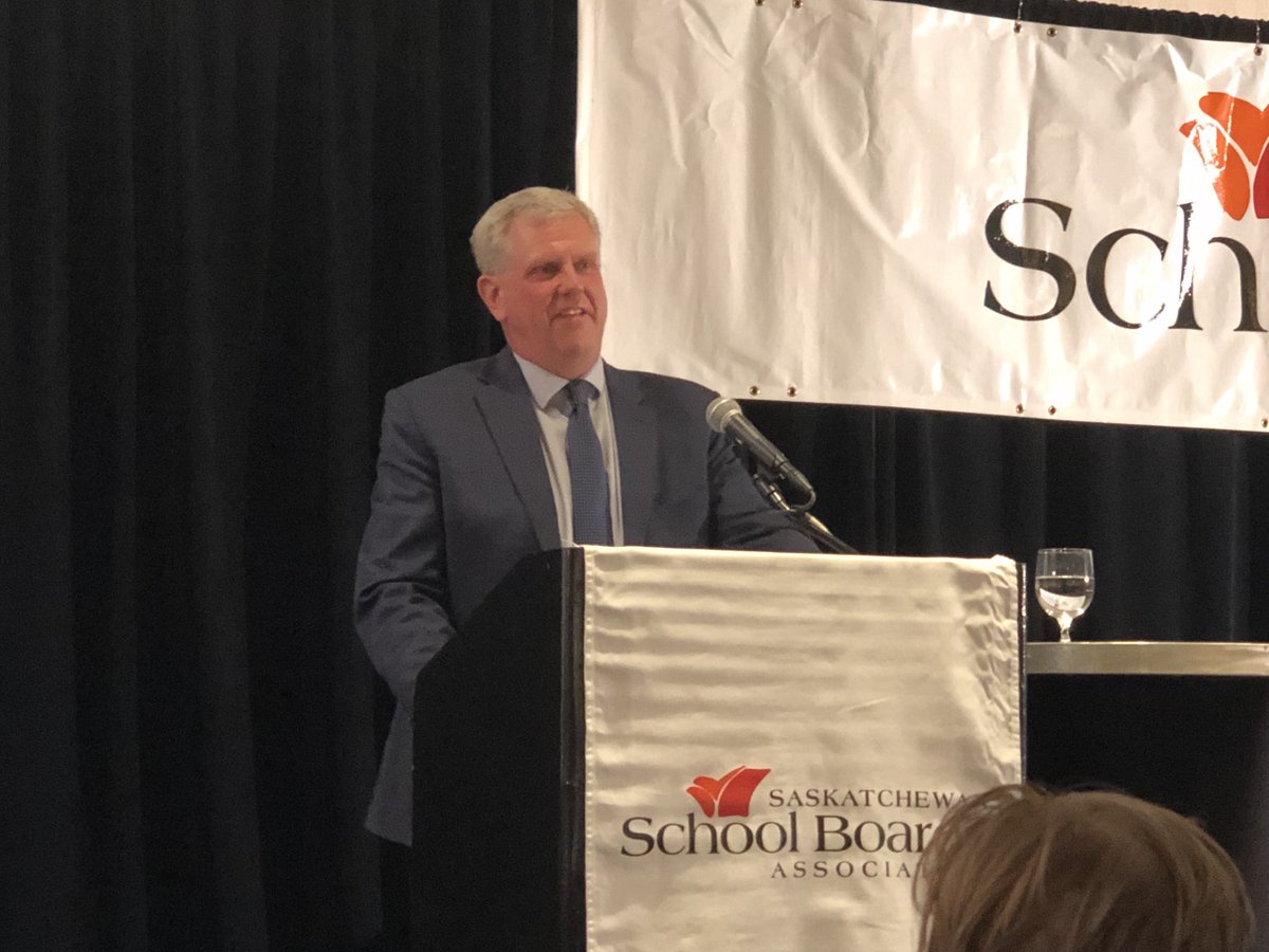 SaskSchoolBoard's tweet photo. SSBA President Shawn Davidson addresses the 2022 Fall Assembly. #SSBA2022 https://t.co/K8u0xGB36e