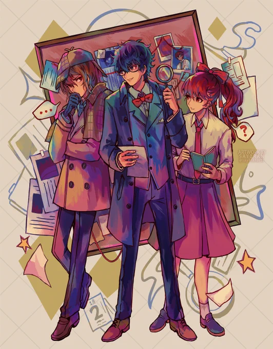 the royal trio are on the case! #persona5 #p5r 