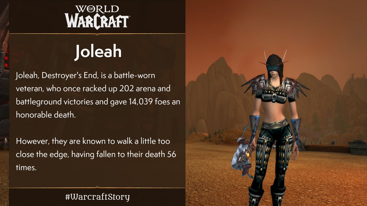 <a href="/LiftedHippies/">Stephy C.</a> Behold! Your #WarcraftStory.

Reply to this tweet with the same info for a new story.