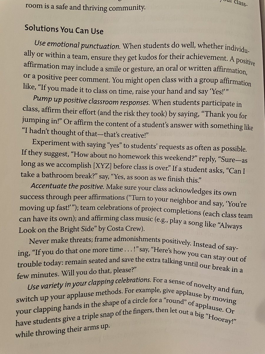MrsFord2525's tweet photo. Revisiting a book that changed my teaching. A good reminder of simple strategies that make a huge difference. https://t.co/1H3iiJBk8n
