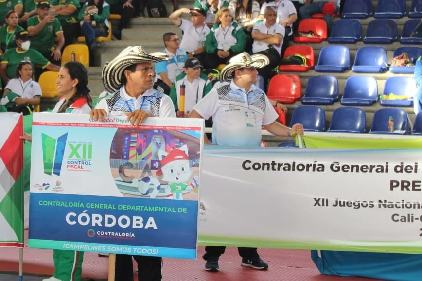La Contraloría General del Departamento de Córdoba participa en los XII Juegos Nacionales del Control Fiscal que se realizan en Cali del 11 al 17 de noviembre.