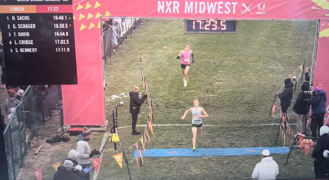 An incredible performance by Juliet Frum at the #NXR Midwest race today. She finished 6th, All-Regional, missing Nationals by one spot. Not even considered a "key individual" in this race, she keeps surpassing everyone's expectations! <a href="/ILXCTF/">Illinois HS XC/TF</a> <a href="/runnerspace/">RunnerSpace</a> <a href="/GBN_Athletics/">Glenbrook North High School Athletics</a>