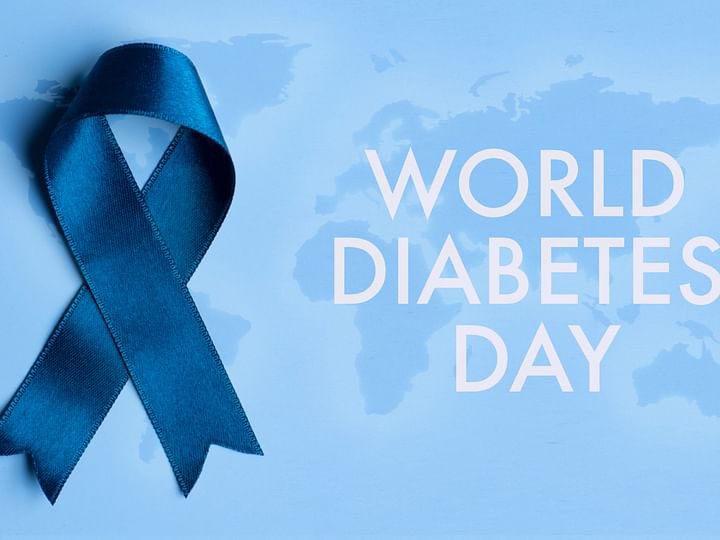 Monday is World Diabetes Day. Wear blue to show your support.