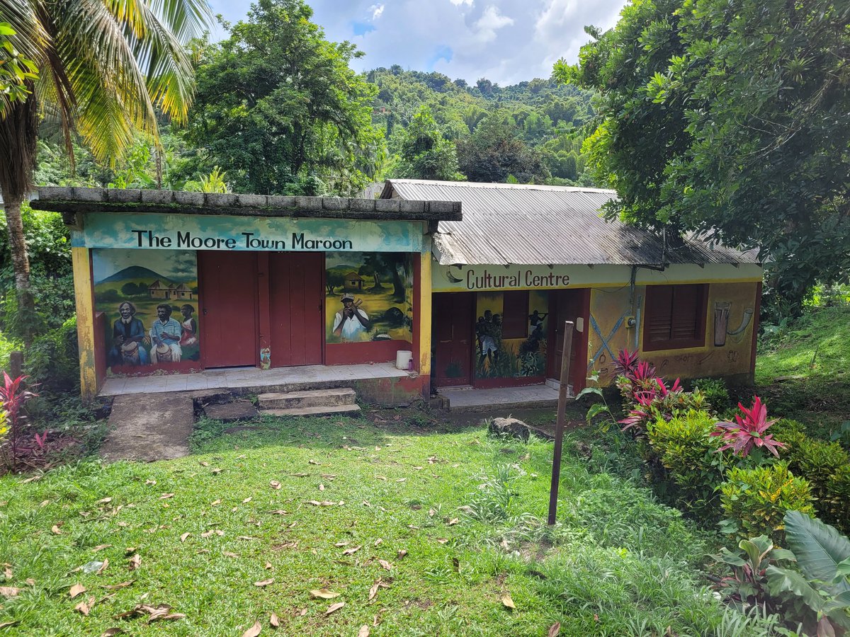 patrioticjam's tweet photo. Booked a very affordable tour through Gustazos to visit the Nanny Falls, her monument &amp; the Moore Town Cultural Centre. Our guide Andre loves what he does &amp; made the tour memorable. https://t.co/o7KBm9WmZv https://t.co/VPNIr4DwWF