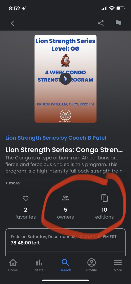 bpatel515's tweet photo. Enjoy seeing a variety of the Lion Strength Series programs in a number of individuals wallets. I look forward to helping others get organized with their exercise programs and #getbetter #lionstrength #coachbpatel https://t.co/t6YQU34z1O
