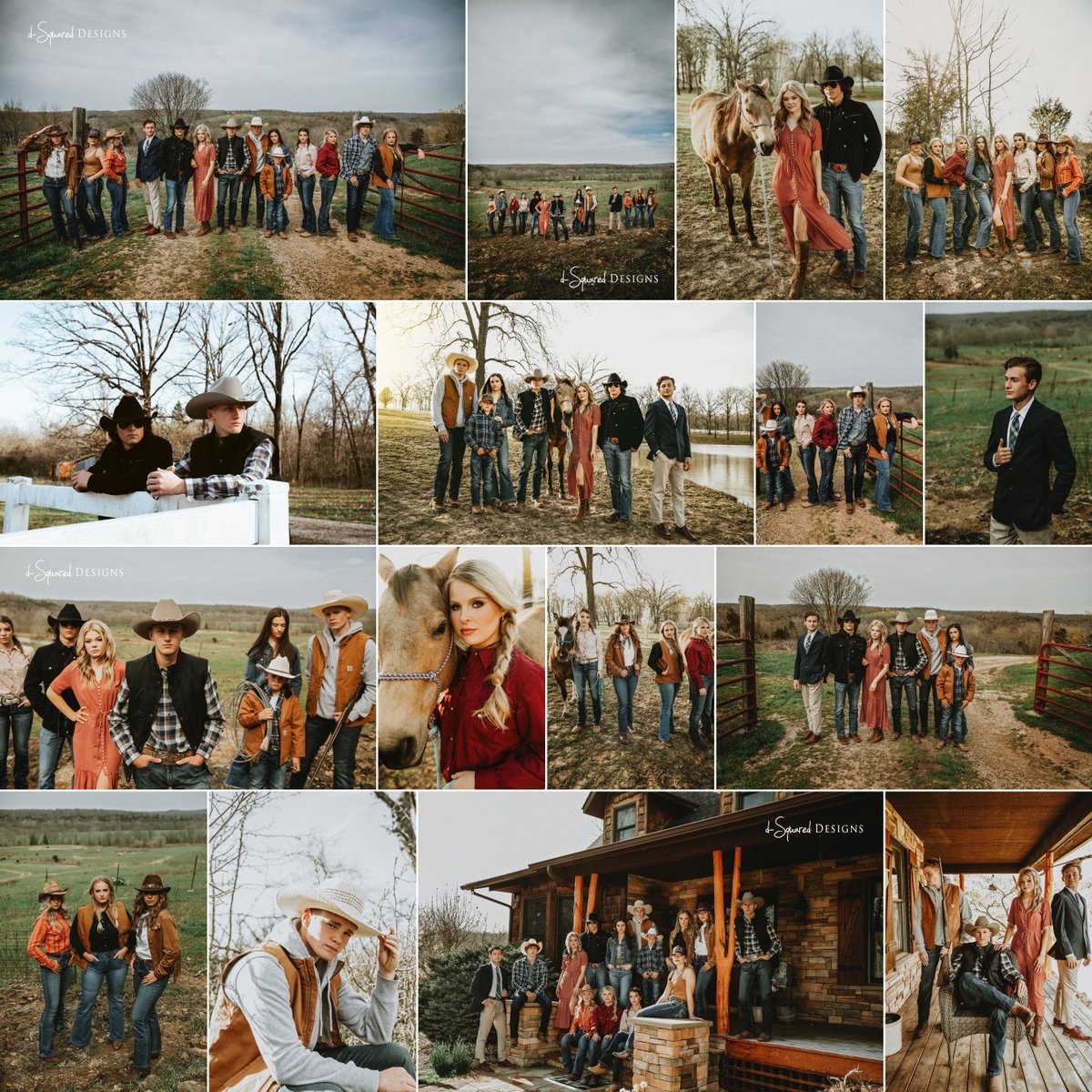 dsquareddesigns's tweet photo. YELLOWSTONE [The TV Show].... was one of our Senior Model Themes this year. If you know... you know... if you don't.... well, you'll still enjoy these pics. 😉 
Thanks to our Class of 2023 for making this shoot such a huge success! #yellowstone #dsquaredseniorteam #themedshoot https://t.co/SkaNyJkVyT