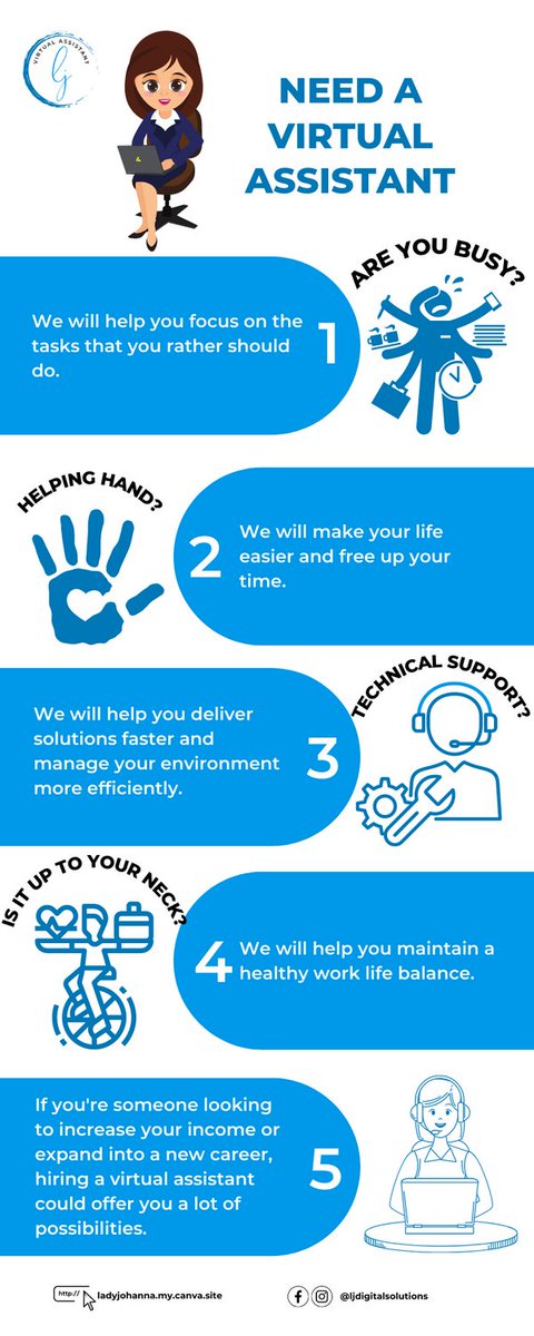 ljdigisolution's tweet photo. Busy?🥴
Need Help? 🫴
Technical Support? 🗣️
Is It Up to Your Neck? 🤯
If you're someone looking to increase your income or expand into a new career, hiring a VA could offer you a lot of possibilities. 

Visit my Website: https://t.co/apDXHZ2Jpy

#LJDigitalSolutions #hireaVA https://t.co/eE8WlsZ3Vq