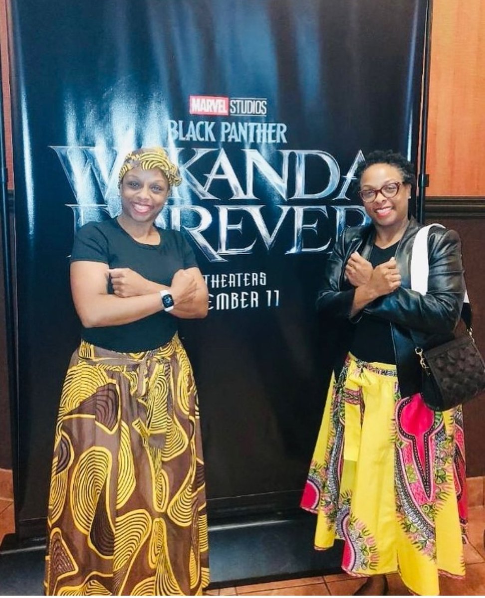 Enjoyed the movie and all the Black Girl Magic!
#BlackPanther2 #WakandaForever 
#BlackGirlMagic