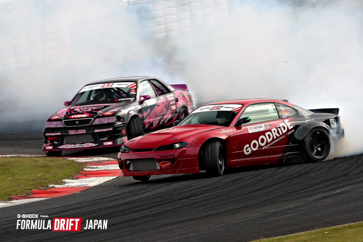 formuladjapan's tweet photo. 2022 #FDJ2 Rd.5
#FDJ2OKU #岡山国際サーキット

Great8!
Masayo Minowa vs Kohta Watanabe
箕輪昌世 選手 vs 渡辺浩太 選手

#FormulaDriftJapan #FormulaDrift #FormulaD #FD #FDJ #FDJapan  #Yokohama #Advan #Neova #ネオバ #AD09 #横浜ゴム https://t.co/uS4NXvH4qM