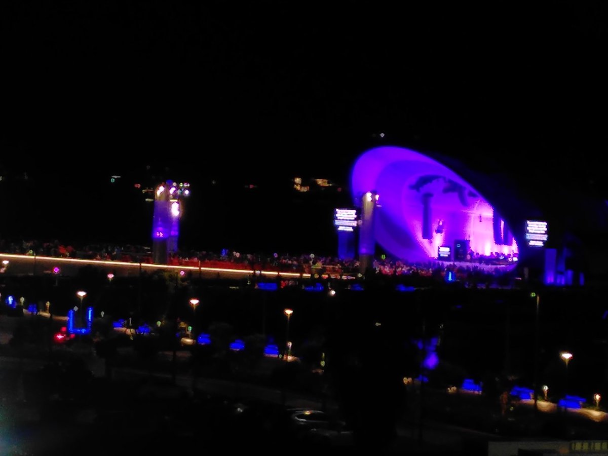 Beautiful view of the Rady Shell in San Diego from #SfN22