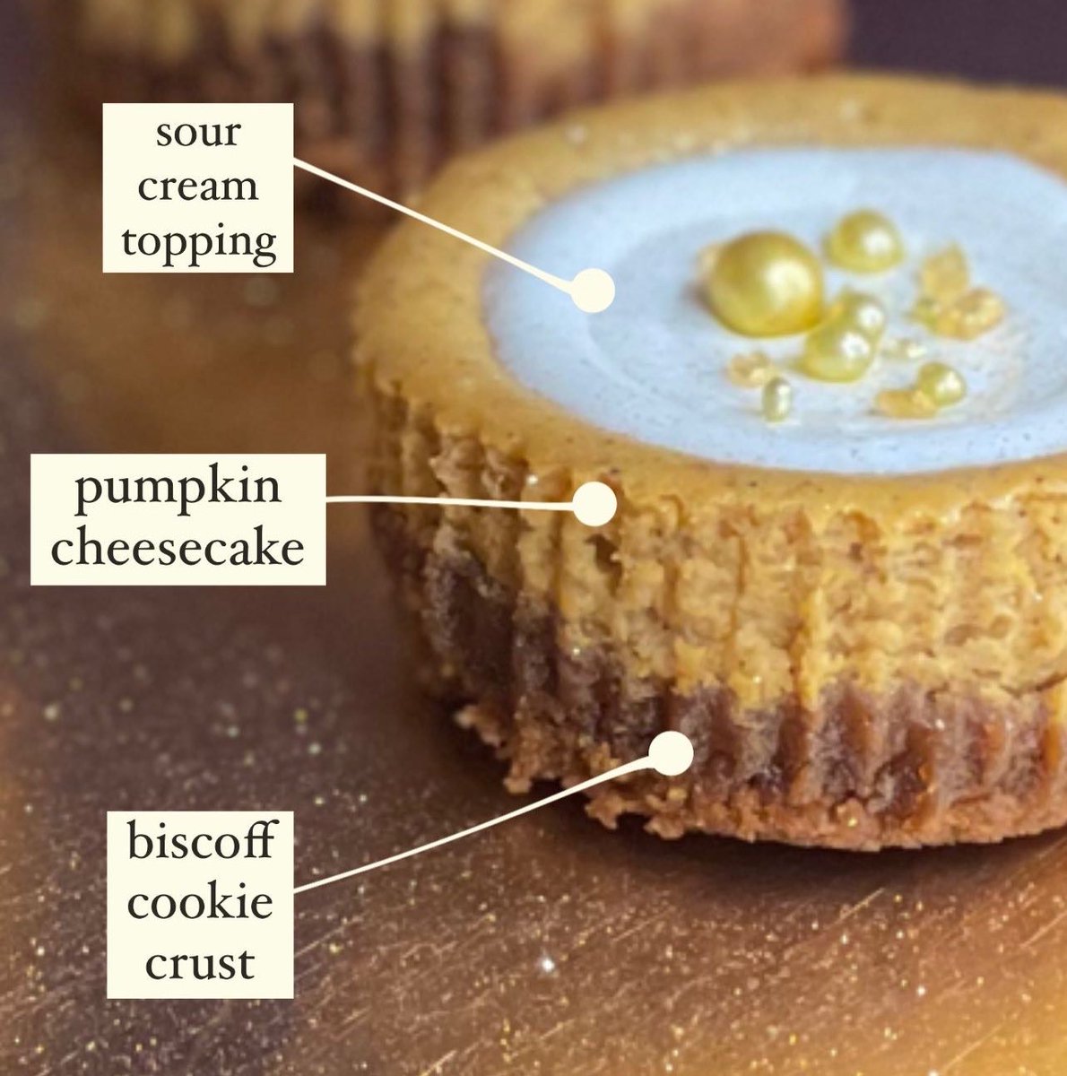kaitthegrait_'s tweet photo. tooting my own horn over these mini pumpkin cheesecakes that are equally delicious as they are cute https://t.co/D5QpvkT8Ud