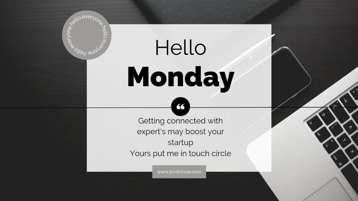pmitcircle's tweet photo. hello monday....

#B2B #B2C #BizTips #BusinessOwner #consumers
#DIY #Entrepreneur #entrepreneurs #Entrepreneurship #innovation #marketing  #networking #SmallBiz #SocialMedia #StartUps https://t.co/GHLYrDDYZp