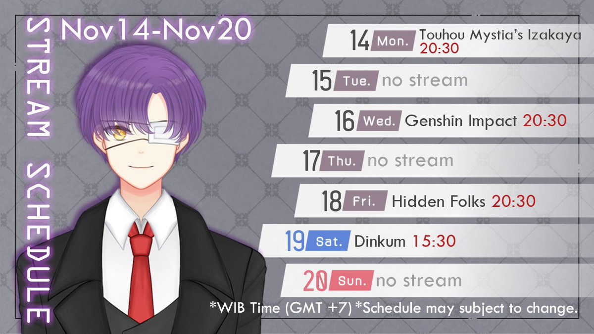 morgancrow_vt's tweet photo. Good morning Crowmate!
Ini jadwal live untuk minggu ini ya. Have a good day, and see you next stream!
General: #MorganMCrow
Live: #MorganMauLIVE
Fanname: #crowmate
Fanart: #fataMORGANart https://t.co/Z6SHrNKfu5