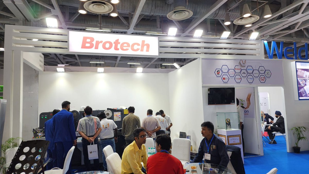 Brotech Labelexpo India day 
Excellent conversations with customers and friends made for a busy day! ✨✨✨